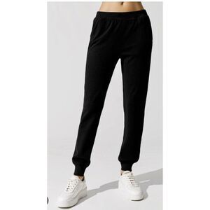 Pre Owned Women's ATM Black French Terry Cotton Sweatpant Size‎ M